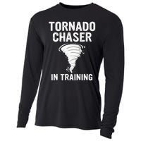 Meteorologist Weather Storm Tornado Chaser In Training Cooling Performance Long Sleeve Crew