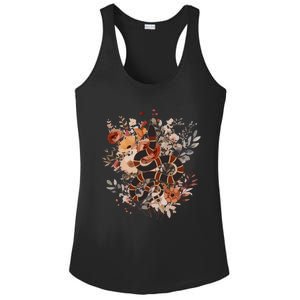 Mystical Wildflower Snake Ladies PosiCharge Competitor Racerback Tank