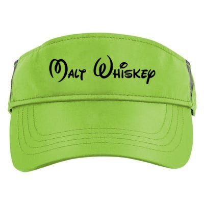 Malt Whiskey Shirts Funny Gift Idea Pun Logo Parody Adult Drive Performance Visor