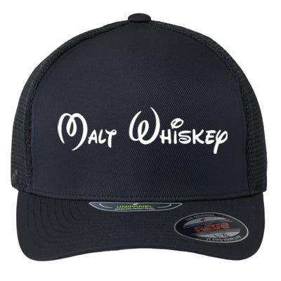 Malt Whiskey Shirts Funny Gift Idea Pun Logo Parody Flexfit Unipanel Trucker Cap