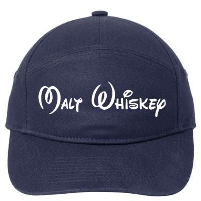 Malt Whiskey Shirts Funny Gift Idea Pun Logo Parody 7-Panel Snapback Hat