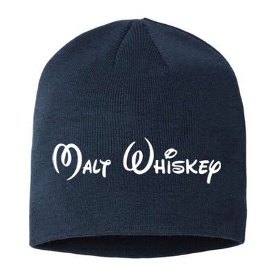 Malt Whiskey Shirts Funny Gift Idea Pun Logo Parody Sustainable Beanie