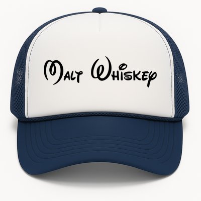 Malt Whiskey Shirts Funny Gift Idea Pun Logo Parody Trucker Hat