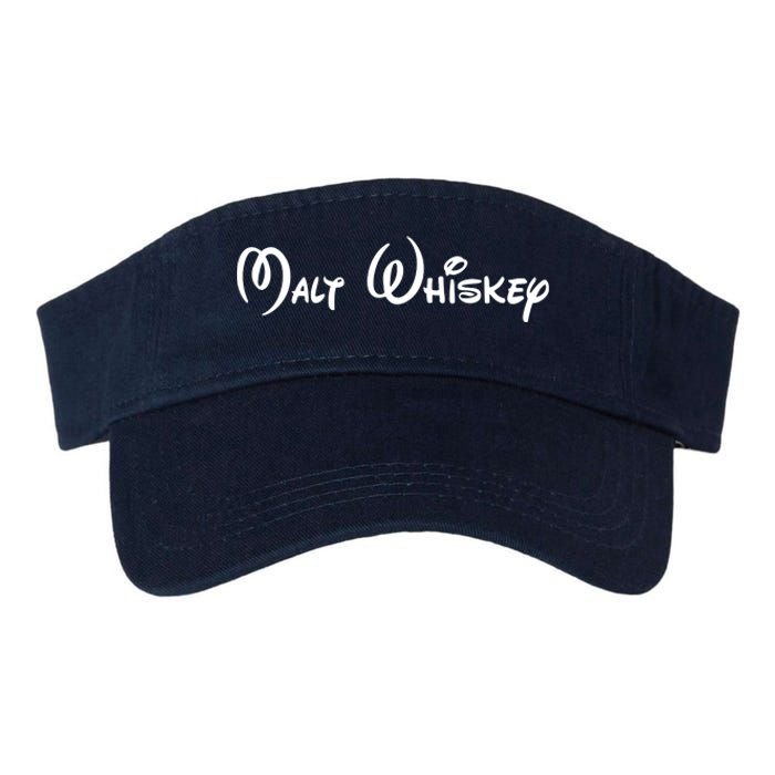 Malt Whiskey Shirts Funny Gift Idea Pun Logo Parody Valucap Bio-Washed Visor