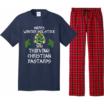 Merry Winter Solstice You Thieving Christian Bastards Pajama Set