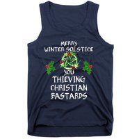 Merry Winter Solstice You Thieving Christian Bastards Tank Top