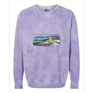 Mermaids With Skipjack Colorblast Crewneck Sweatshirt