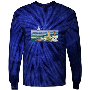 Mermaids With Skipjack Tie-Dye Long Sleeve Shirt