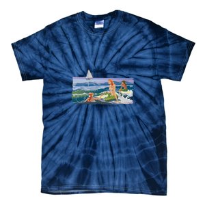 Mermaids With Skipjack Tie-Dye T-Shirt