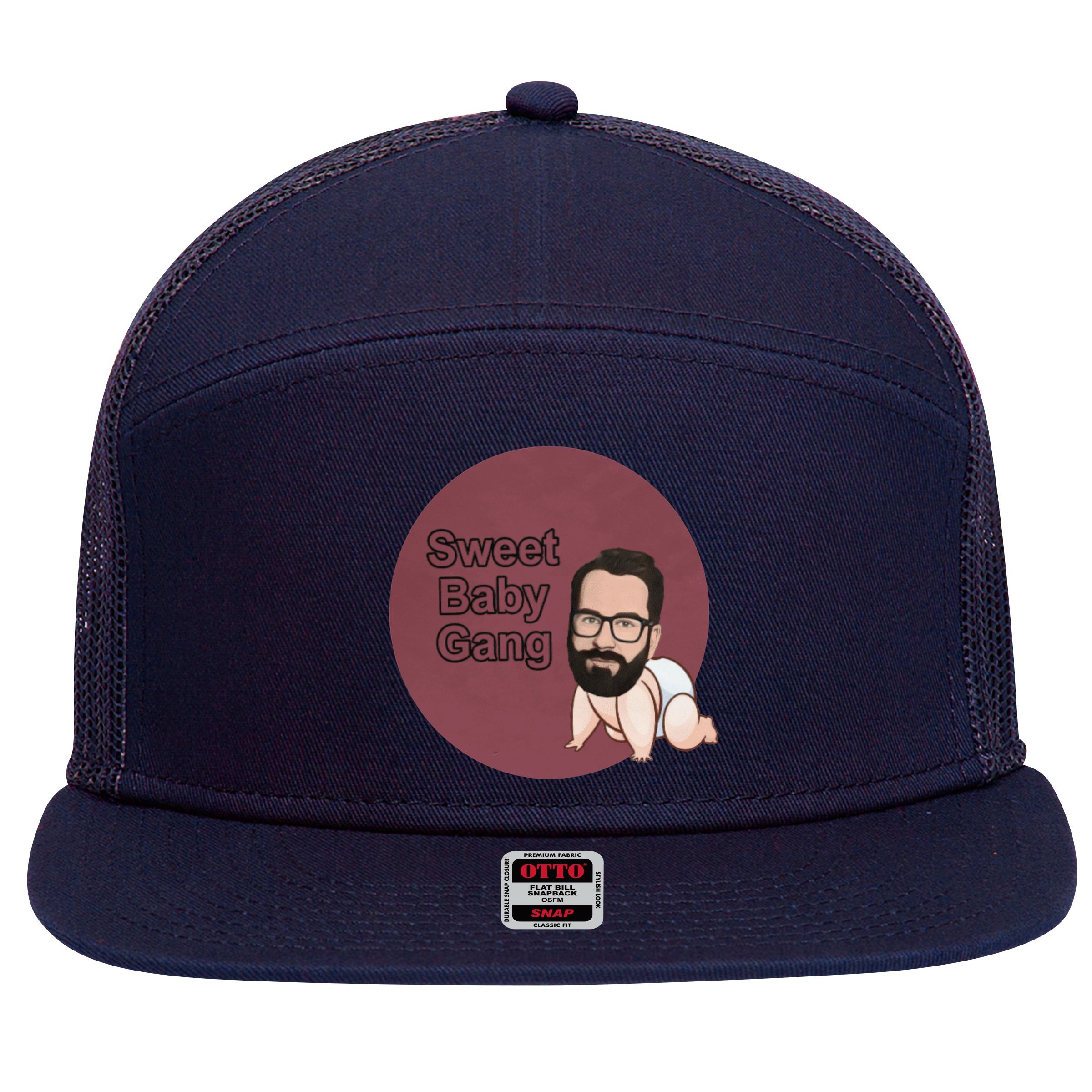 Matt Walsh's Sweet Baby Gang 7 Panel Mesh Trucker Snapback Hat