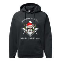 Masonic Widow's Son Mason Merry Christmas And New Year Gift  Performance Fleece Hoodie