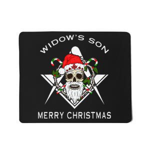 Masonic Widow's Son Mason Merry Christmas And New Year Gift  Mousepad