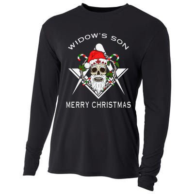 Masonic Widow's Son Mason Merry Christmas And New Year Gift  Cooling Performance Long Sleeve Crew