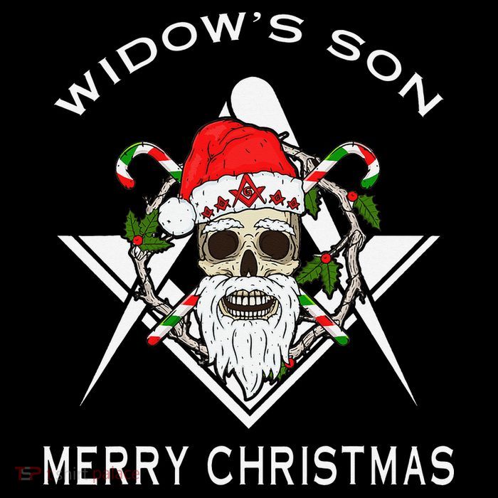Masonic Widow's Son Mason Merry Christmas And New Year Gift  Baby Bodysuit