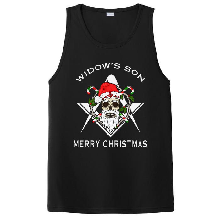 Masonic Widow's Son Mason Merry Christmas And New Year Gift  PosiCharge Competitor Tank