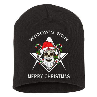 Masonic Widow's Son Mason Merry Christmas And New Year Gift  Short Acrylic Beanie