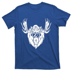 Moose With Ski Goggles Gift T-Shirt