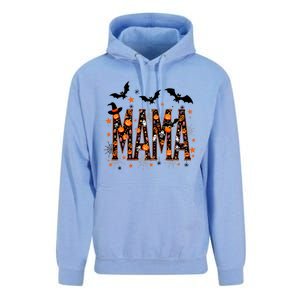 Mama With Spider Halloween Mama Spooky Vibes Gift Unisex Surf Hoodie