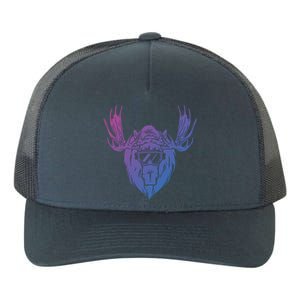 Moose With Ski Goggles Gift Yupoong Adult 5-Panel Trucker Hat