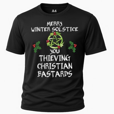 Merry Winter Solstice You Thieving Christian Bastards Performance Shirt