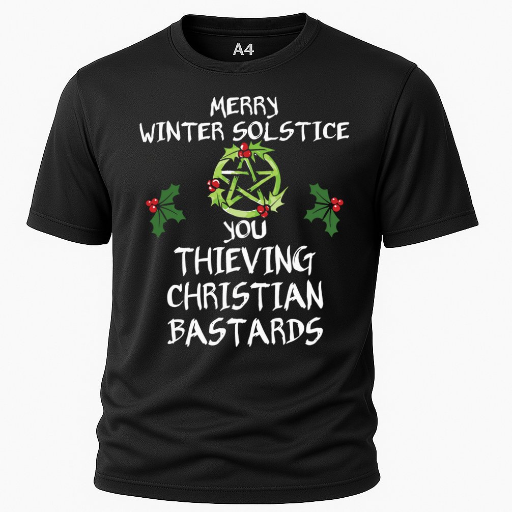 Merry Winter Solstice You Thieving Christian Bastards Performance Shirt