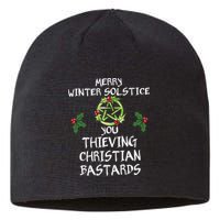 Merry Winter Solstice You Thieving Christian Bastards Sustainable Beanie