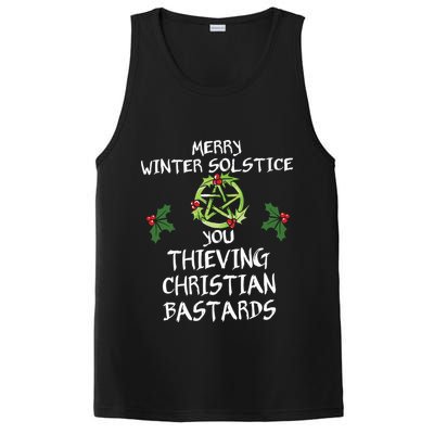 Merry Winter Solstice You Thieving Christian Bastards PosiCharge Competitor Tank