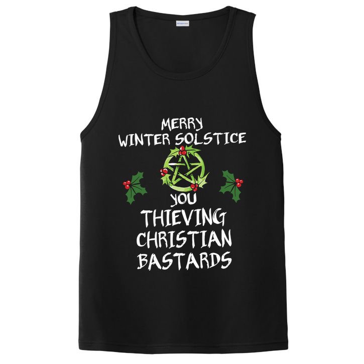 Merry Winter Solstice You Thieving Christian Bastards PosiCharge Competitor Tank