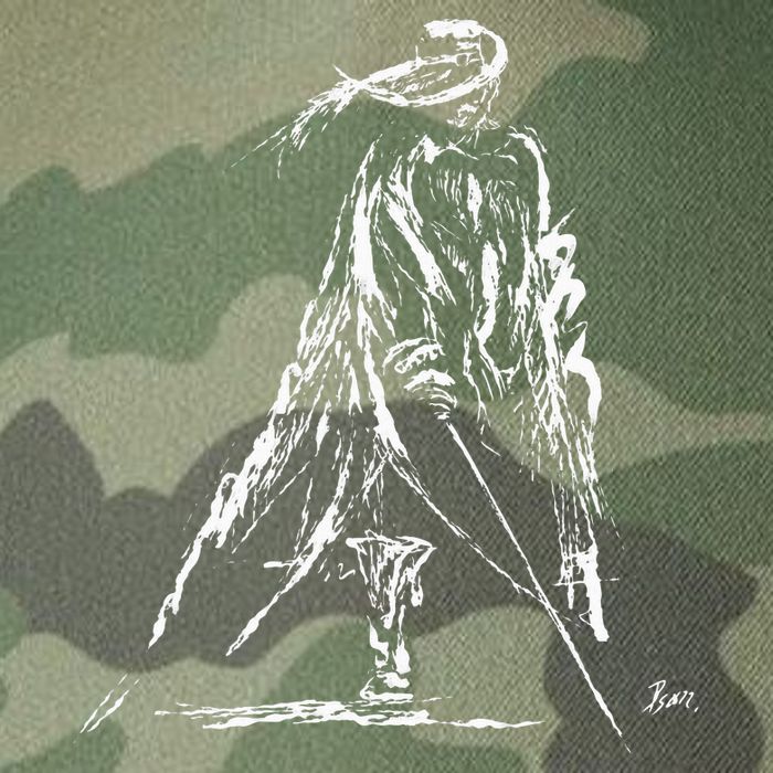 Musketeer With Sword And Coat Legacy Tie Dye Trucker Hat