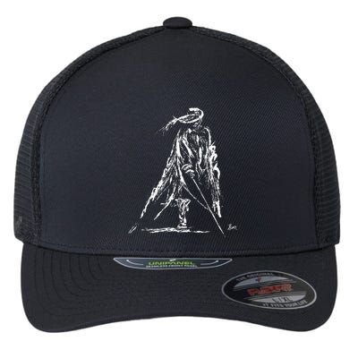 Musketeer With Sword And Coat Flexfit Unipanel Trucker Cap