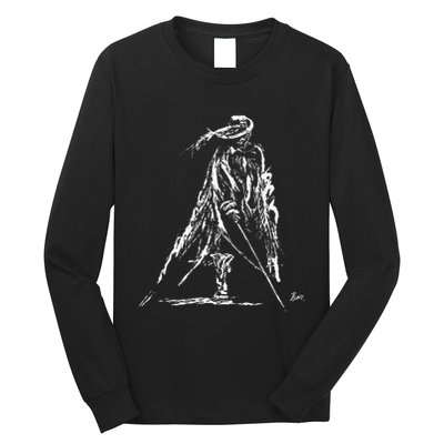 Musketeer With Sword And Coat Long Sleeve Shirt