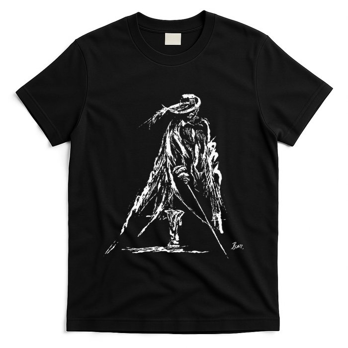 Musketeer With Sword And Coat T-Shirt