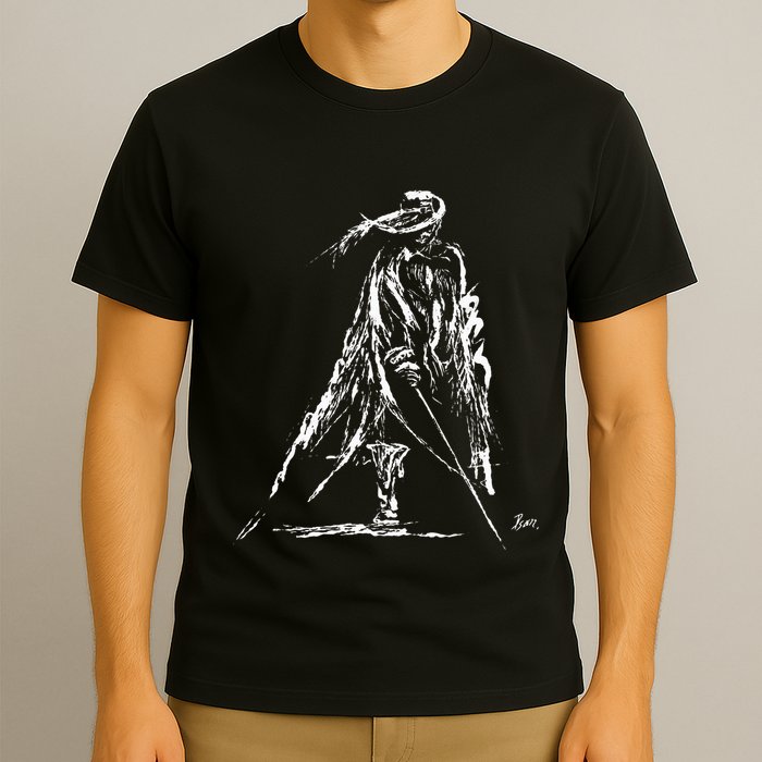 Musketeer With Sword And Coat T-Shirt
