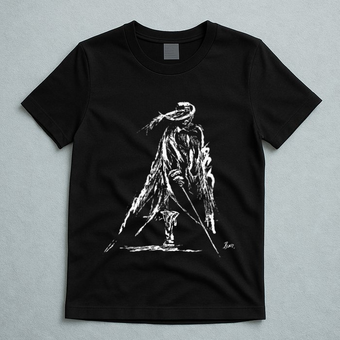 Musketeer With Sword And Coat T-Shirt