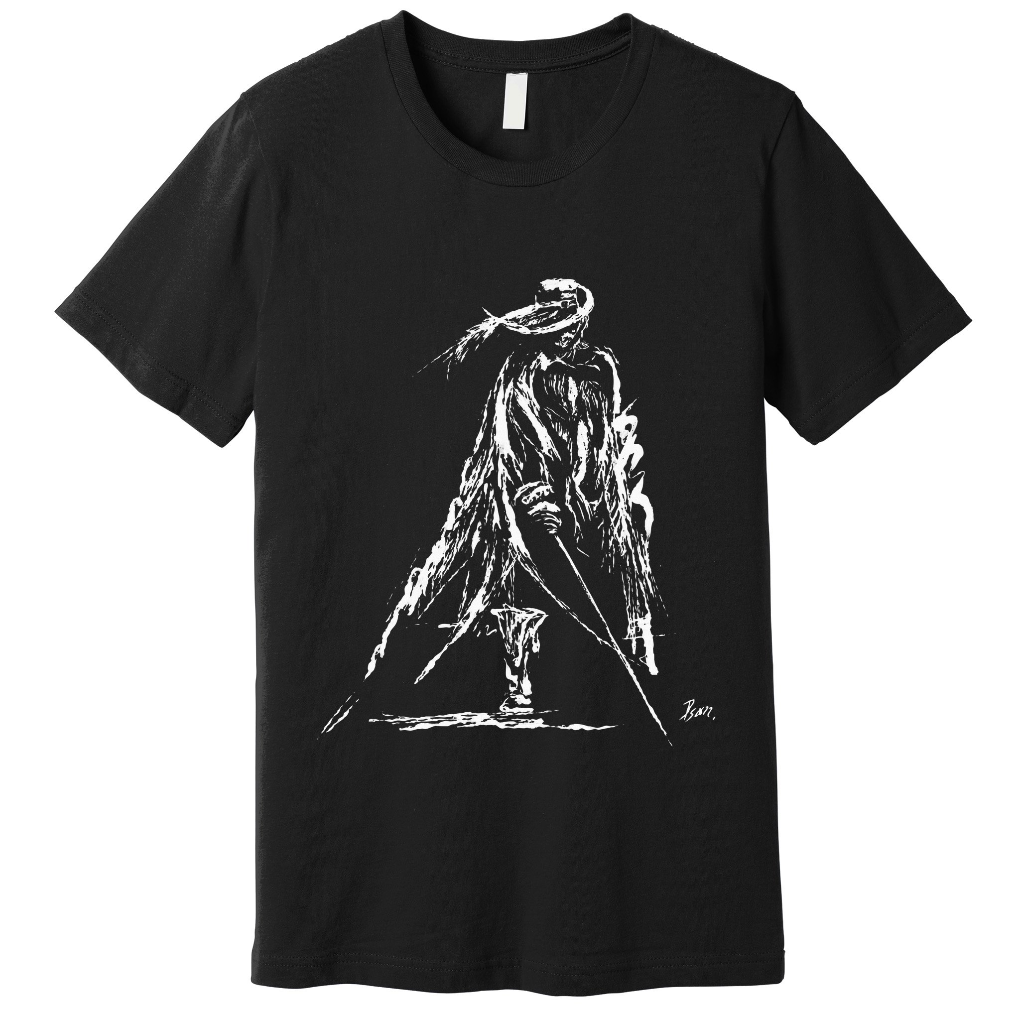 Musketeer With Sword And Coat Premium T-Shirt