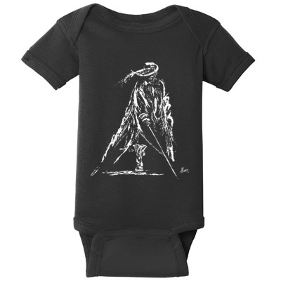 Musketeer With Sword And Coat Baby Bodysuit