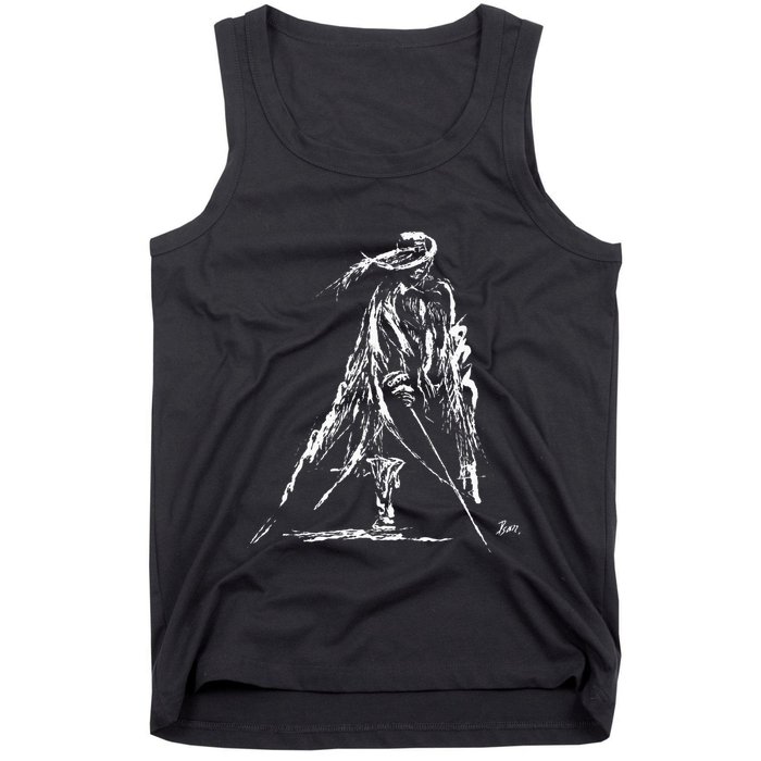Musketeer With Sword And Coat Tank Top