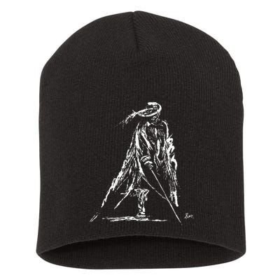 Musketeer With Sword And Coat Short Acrylic Beanie