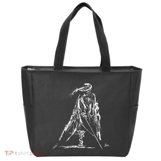 Musketeer With Sword And Coat Zip Tote Bag