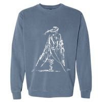 Musketeer With Sword And Coat Garment-Dyed Sweatshirt
