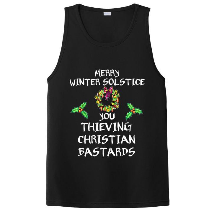 Merry Winter Solstice You Thieving Christian Bastards 21 PosiCharge Competitor Tank