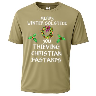 Merry Winter Solstice You Thieving Christian Bastards 21 Performance Shirt