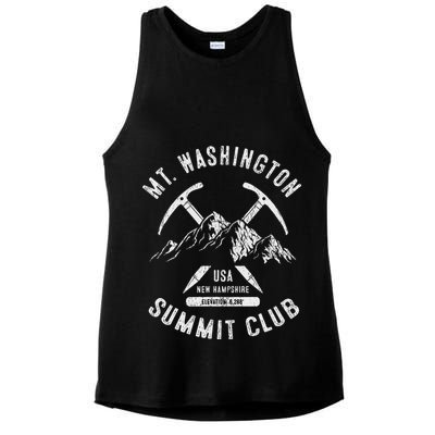 Mount Washington Summit Club I Climbed Mt Washington Ladies PosiCharge Tri-Blend Wicking Tank