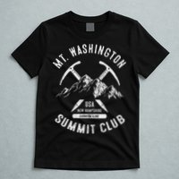 Mount Washington Summit Club I Climbed Mt Washington T-Shirt