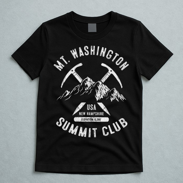Mount Washington Summit Club I Climbed Mt Washington T-Shirt