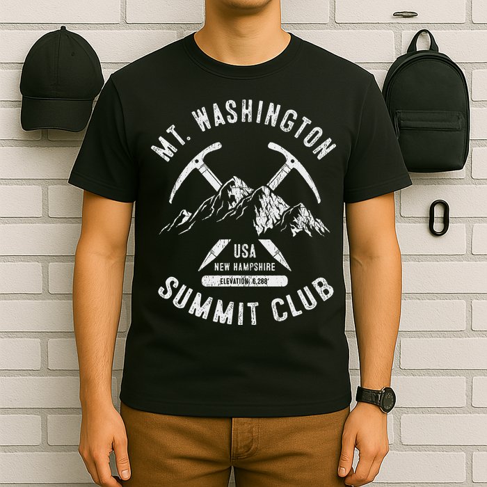 Mount Washington Summit Club I Climbed Mt Washington T-Shirt