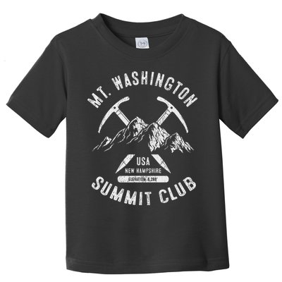 Mount Washington Summit Club I Climbed Mt Washington Toddler T-Shirt