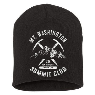 Mount Washington Summit Club I Climbed Mt Washington Short Acrylic Beanie