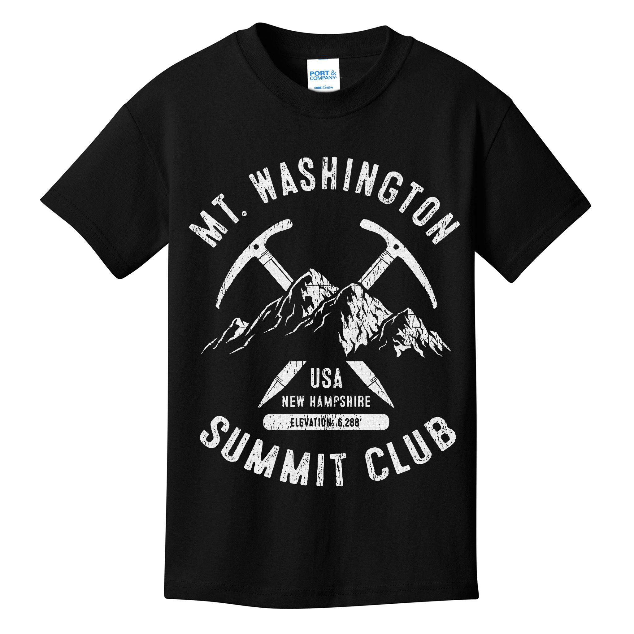 Mount Washington Summit Club I Climbed Mt Washington Kids T-Shirt
