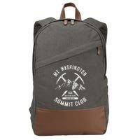 Mount Washington Summit Club I Climbed Mt Washington Cotton Canvas Backpack